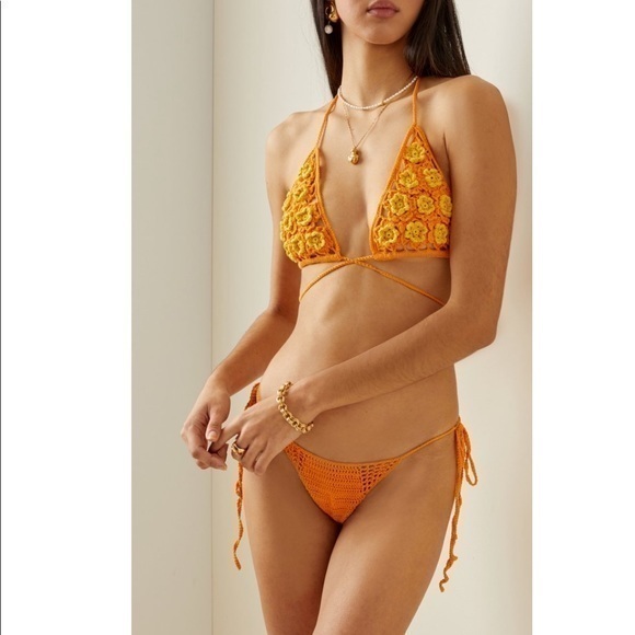 Cult Gaia Sunburst Crochet Bikini - Picture 1 of 9